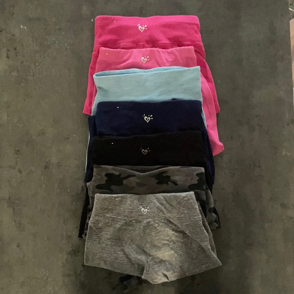 7 Pair Justice Leggings size 8
